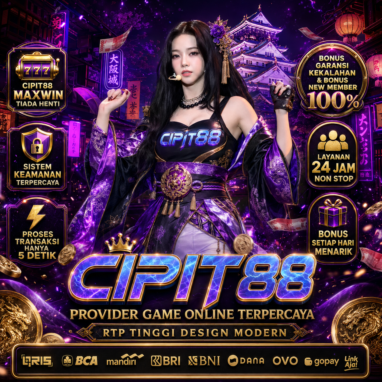 Thumbnail 1 of 3, Poster, CIPIT88 – Situs Pilihan Terbaik Orang Orang untuk Eksplorasi Game Online & Teknologi designed and sold by CIPIT88.